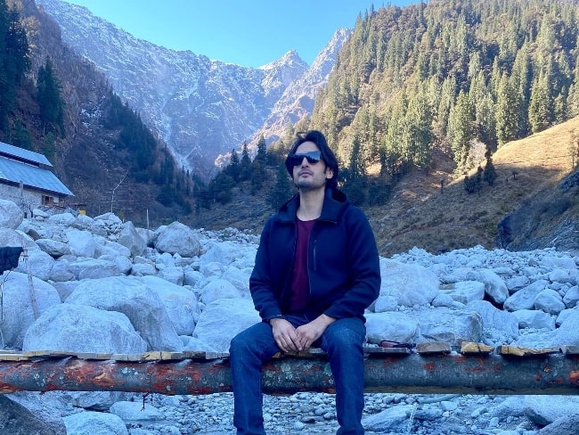 Siddharth Arora as seen in Solang Valley, Manali, Himachal Pradesh in 2021