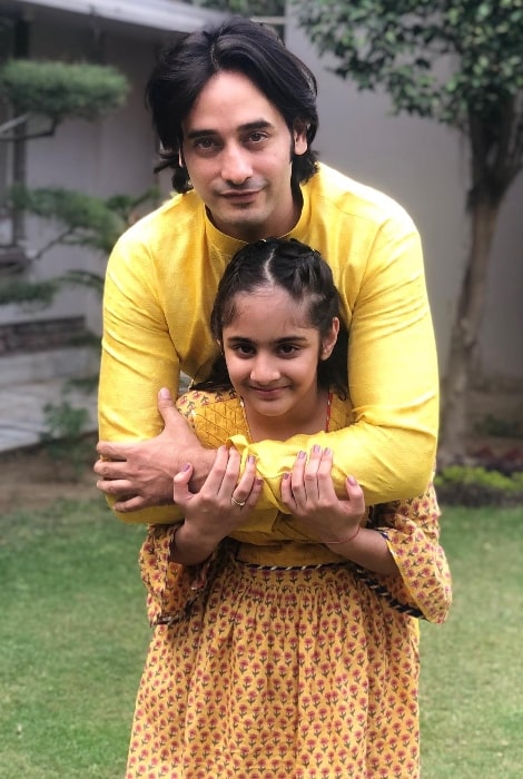 Siddharth Arora smiling for a picture with his niece in November 2021