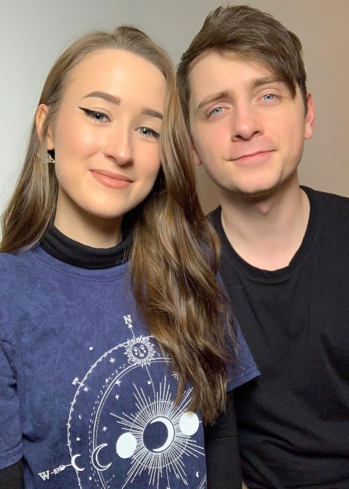 Sophie Louise and her boyfriend Alex Wernham as seen in a selfie that was taken in November 2020