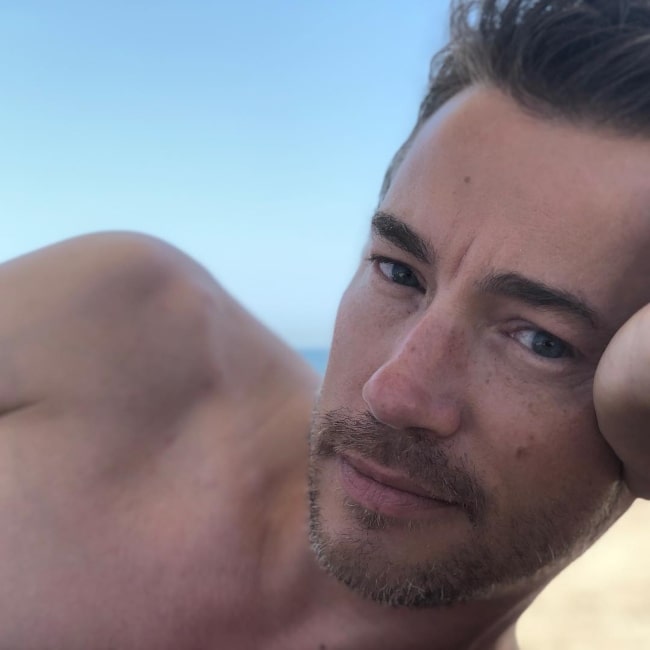 Tom Wisdom as seen in a selfie that was taken in June 2018