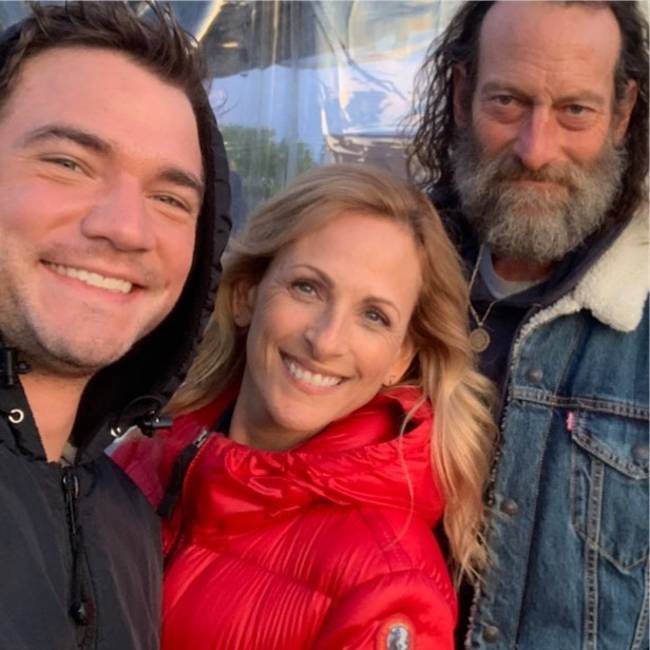 Troy with Marlee Matlin and Daniel Durant in 2019