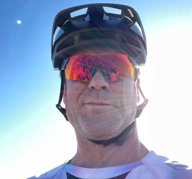 Yannick Bisson in March 2022 having another awesome day of Cabo riding