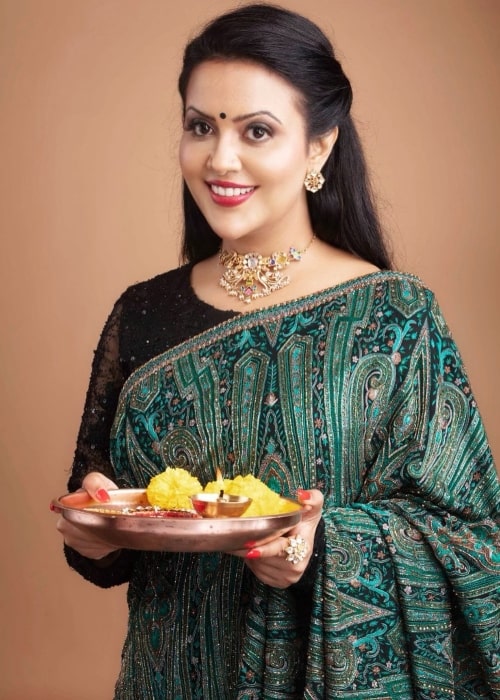 Amruta Fadnavis as seen in an Instagram Post in October 2019