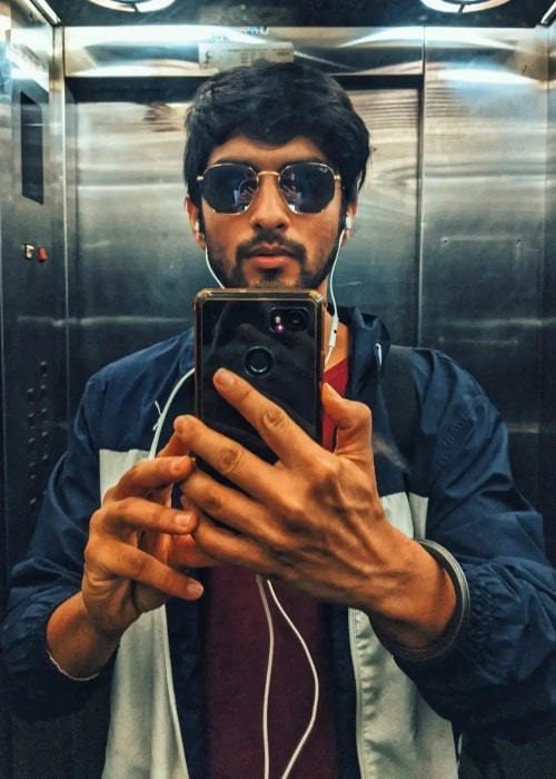 Anud Singh Dhaka as seen in a selfie that was taken in October 2021, in Mumbai, Maharashtra