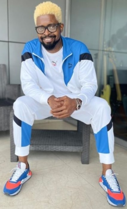 Basketmouth in March 2022 wanting to brighten everybody's day