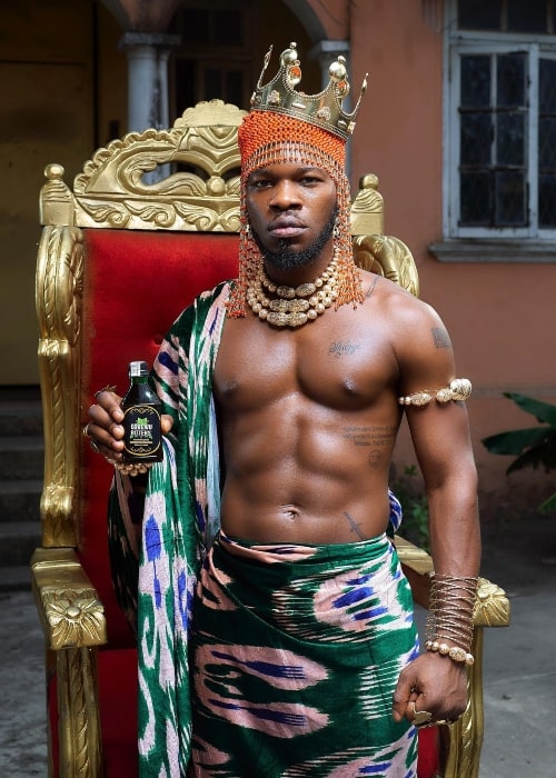 Broda Shaggi as seen in a shirtless picture that was taken in April 2022