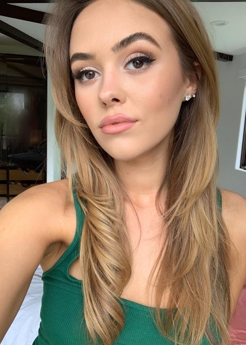 Calli Taylor as seen in a selfie that was taken in Beverly Hills, California in June 2019