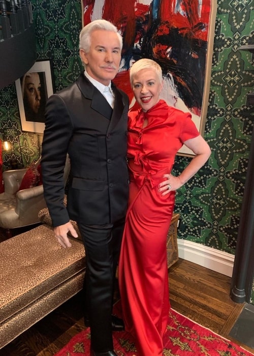 Catherine Martin and Baz Luhrmann, as seen in July 2019