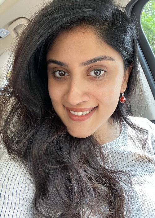 Dhanya Balakrishna as seen in a selfie that was taken in February 2022