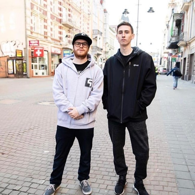 FaZe Bizzle as seen in a picture that was taken with Dylan Moore in March 2019, in Poland