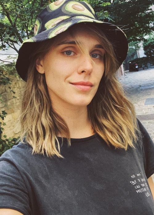 Gaia Weiss as seen while taking a selfie in September 2021