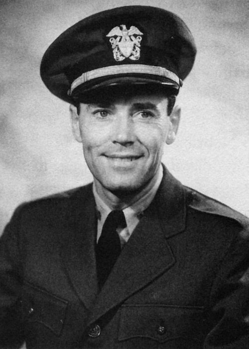 Henry Fonda as seen in Navy uniform