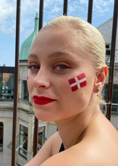 Ida Nielsen as seen in a selfie that was taken in July 2021, in Copenhagen