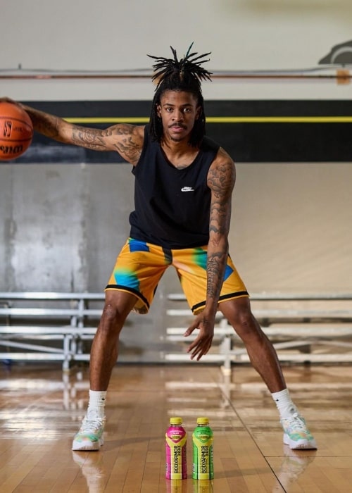 Ja Morant as seen in an Instagram post in March 2022