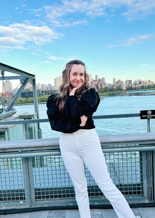 Melinda Griswold as seen in a picture that was taken at Pier 17, New York City in May 2022