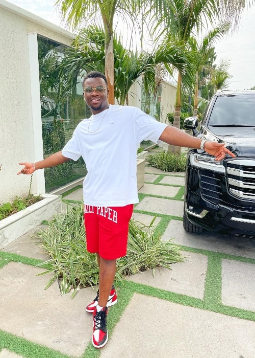 Michael Dapaah posing for a picture in Accra, Ghana in 2022