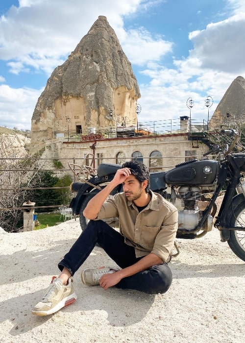 Pavail Gulati as seen while posing for the camera in Göreme in Cappadocia, Turkey in 2022