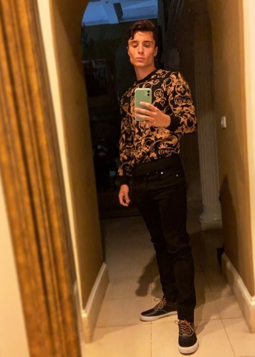 Peter Vigilante seen in an Instagram selfie from February 2020