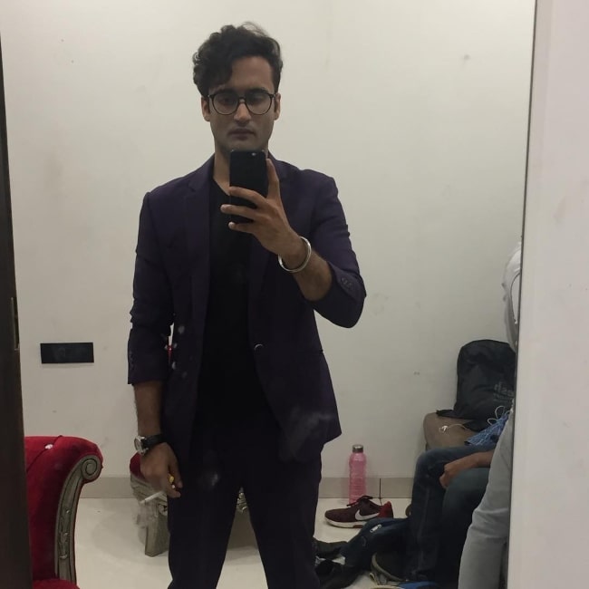 Raghav Raj Kakker as seen in a selfie that was taken in November 2017