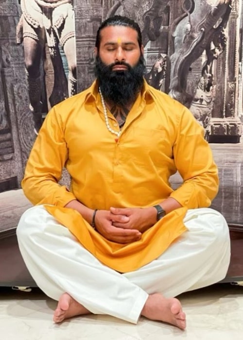 Rinku Singh as seen in an Instagram Post in March 2021