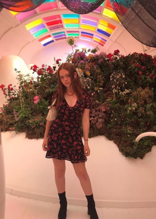 Sadie Soverall in a picture that was taken in May 2019