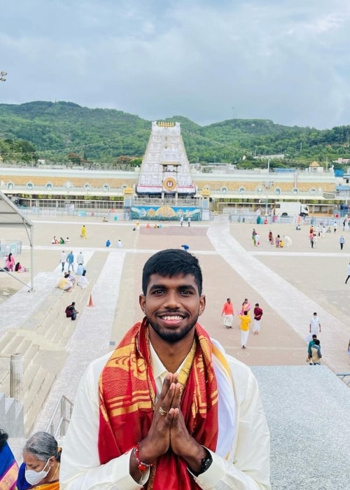 Satwiksairaj Rankireddy as seen in an Instagram Post in September 2021