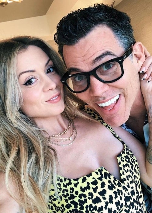 Steve-O and Lux Wright, as seen in March 2022