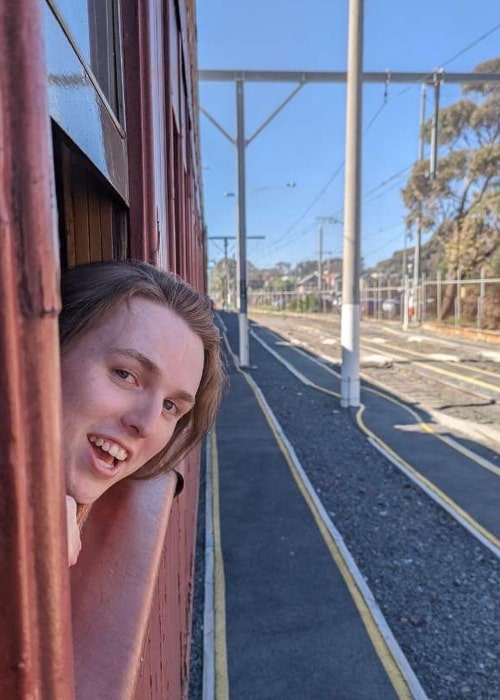 Strauberryjam as seen in a picture that was taken at the Flinders Street Railway Station in November 2021