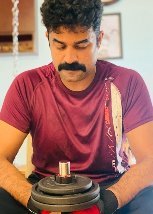 Vijay Babu as seen in an Instagram Post in November 2021