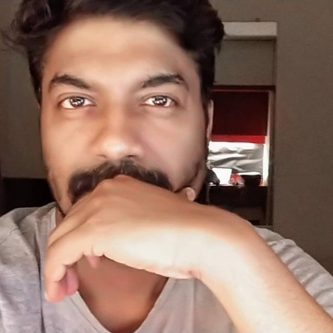 Vikas Kumar as seen in a selfie that was taken in December 2020