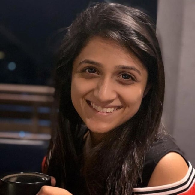 Aarohi Patel getting rejuvenated with her most-loved drink in November 2019