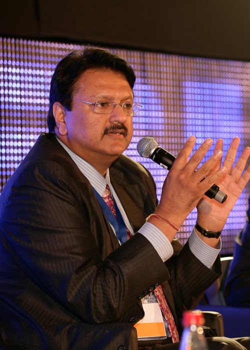Ajay Piramal as seen while speaking on a plenary panel at the Horasis Global India Business Meeting, Antwerp in June 2012