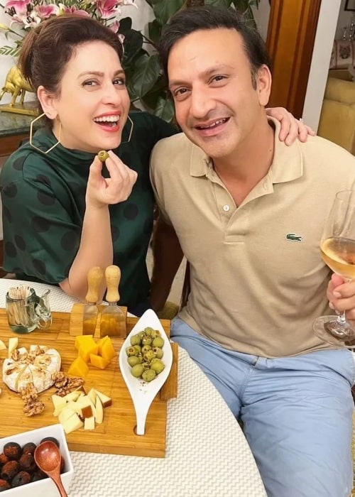 Amrita Raichand and Rahul Raichand, as seen in February 2022