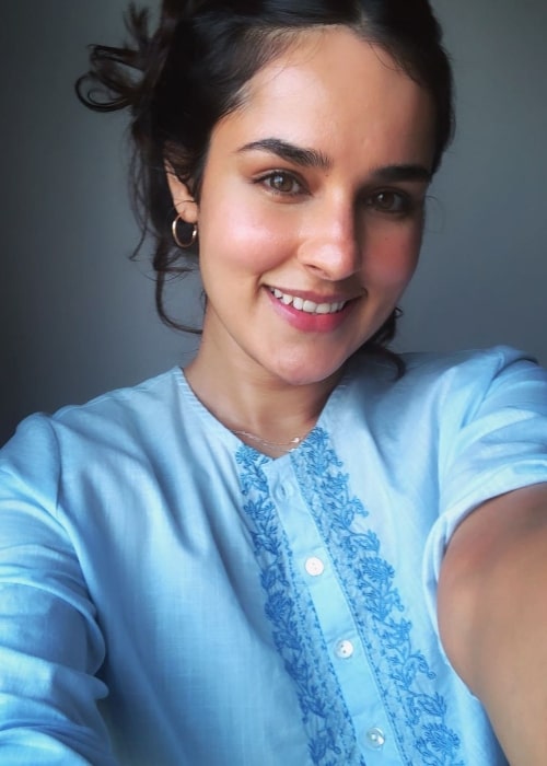Angira Dhar as seen in a selfie that was taken in April 2021