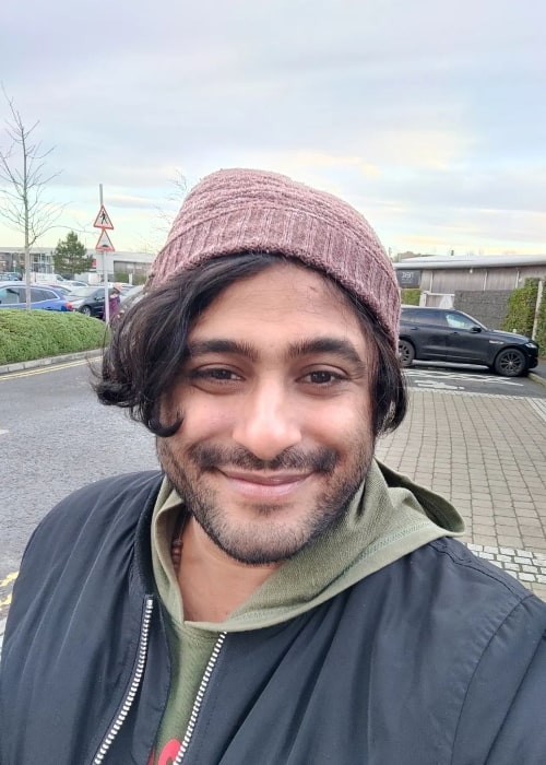 Antony Varghese as seen while smiling in a picture in Belfast, Northern Ireland, United Kingdom in January 2022