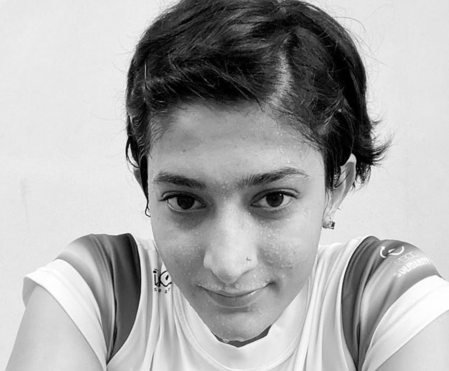 Ashwini Ponnappa enjoying a sweaty-faced Tuesday in May 2020