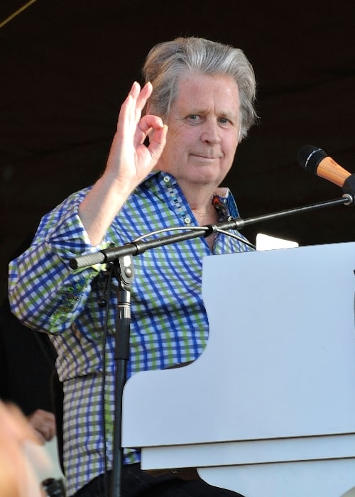 Brian Wilson performing in New Orleans with the Beach Boys during their 2012 reunion tour