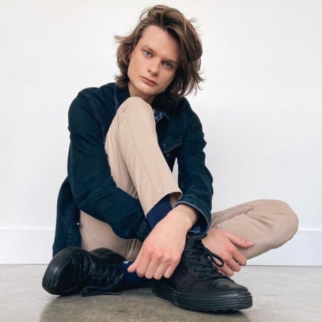 Charlie Tahan as seen in April 2021