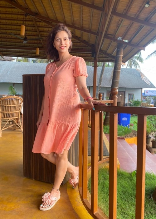 Deepali Pansare as seen in a picture that was taken in April 2022, in Goa