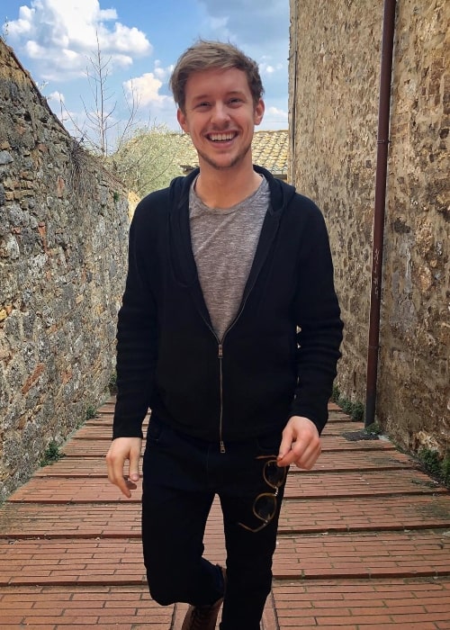 Evan Bates as seen in an Instagram Post in March 2018
