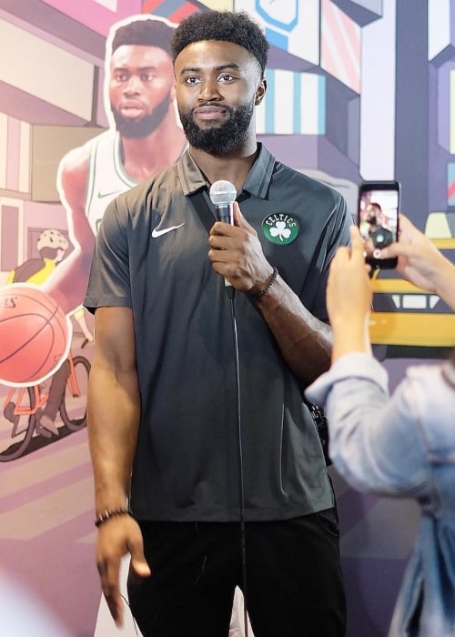 Jaylen Brown as seen in an Instagram Post in July 2018