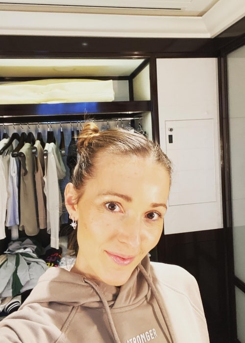 Jelena Djokovic as seen in a selfie that was taken in June 2022