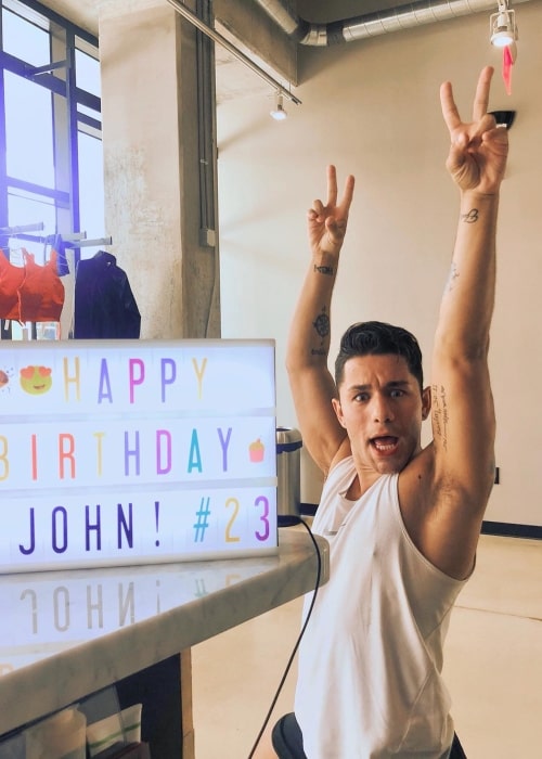 John Aron as seen in a picture that was taken on his 23rd birthday in August 2019