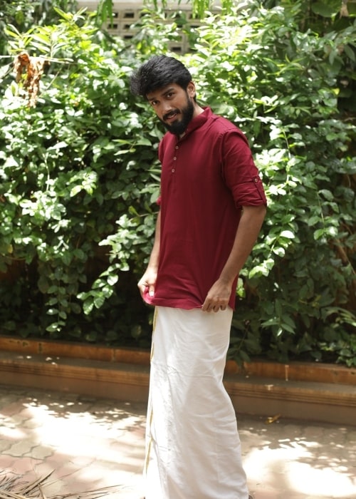 Kalidas Jayaram as seen in a picture that was taken in August 2021