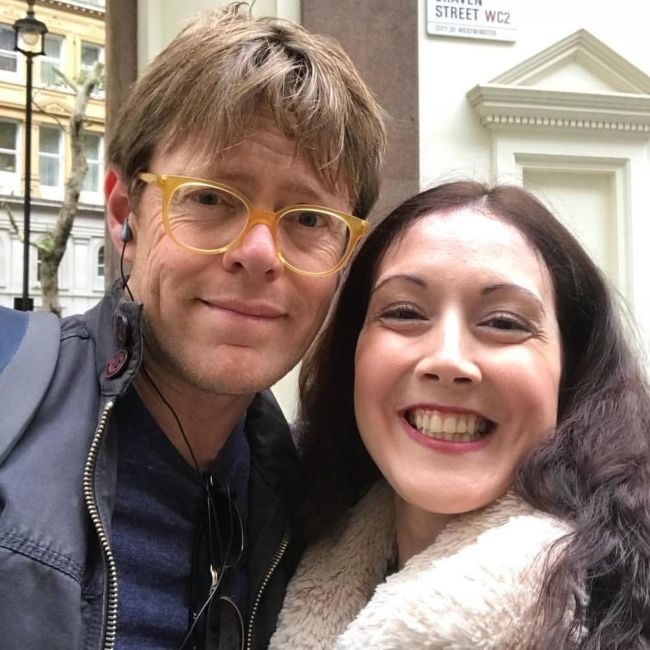 Kris Marshall as seen posing for a selfie with a fan