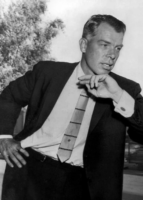 Lee Marvin in 1959 from the set of 'M Squad'