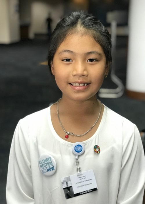 Licypriya Kangujam as seen in a picture that was taken at the United Nations Asia -Pacific Climate Week 2019 in Bangkok, Thailand on September 5, 2019