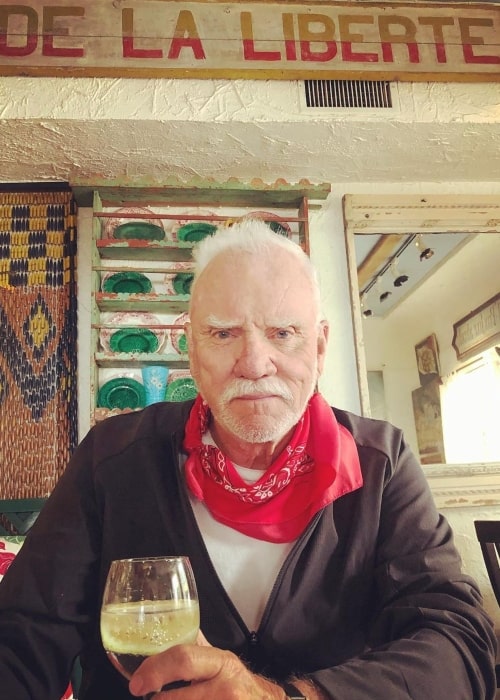 Malcolm McDowell as seen in an Instagram Post in June 2020