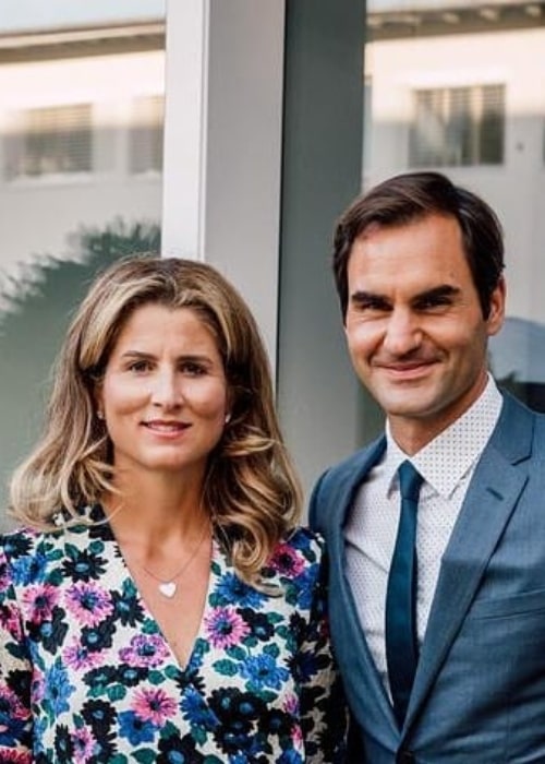 Mirka Federer and Roger Federer, as seen in September 2019