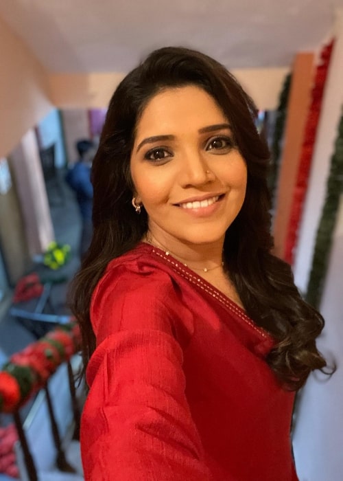 Mukta Barve as seen in a selfie that was taken in November 2021